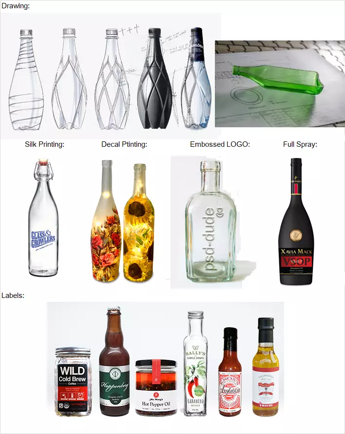Manufacture Various Sizes 0.5oz 1oz 2oz 4oz 8oz 16oz 32oz Clear Amber Glass Round Boston Bottles for Shampoo Bath Gel