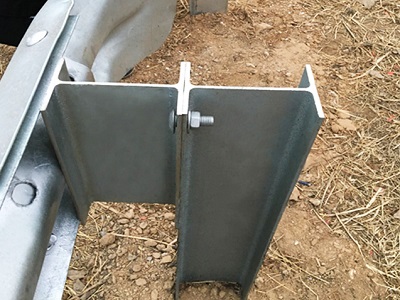 Galvanized H beam Guardrail post.jpg