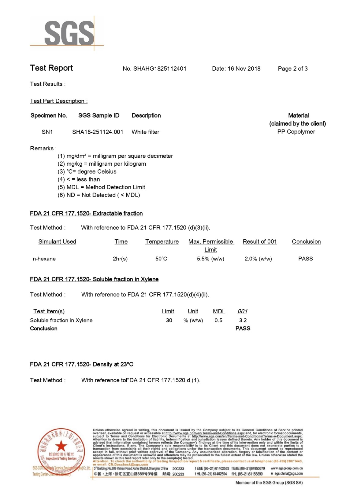 SGS for Melt Blown Filter-Filterek_page-0002.jpg SGS for Melt Blown Filter-Filterek_page-0002.jpg