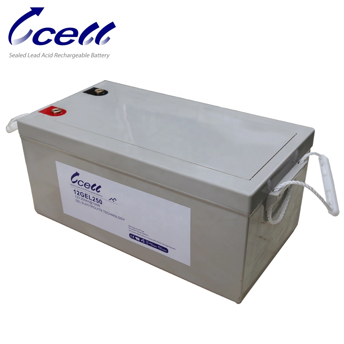V-CELL battery 12V250ah VRLA Rechargeable Gel Deep Cycle Battery