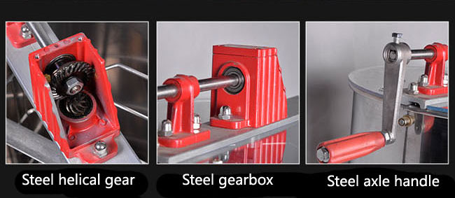 Manual Beekeeping Honey Extractor Machine Stainless Steel 3