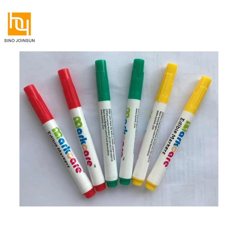 Multi Color edible marker pens for cookies DIY cake decorating pen food grade marker pen