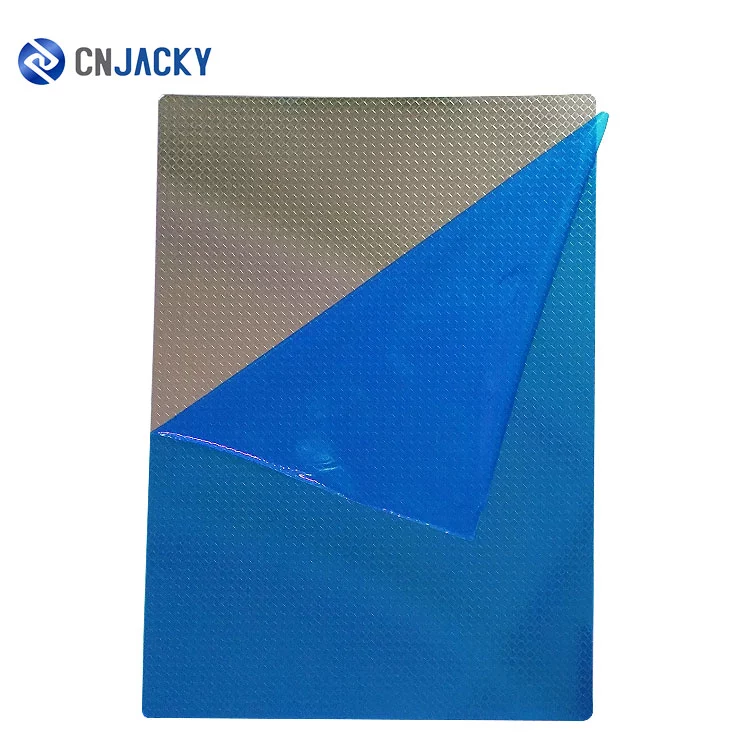 Customized Little pearl Pattern Textured Press Steel Plate for plastic Card Making