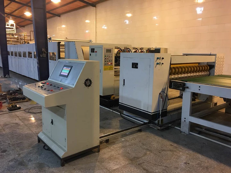 corrugated cardboard cut off machine/carton box packaging machine