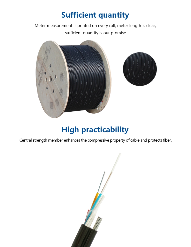 2-144 cores fiber optical Self-supporting figure 8 outdoor cable GYFC8Y