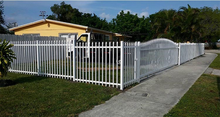 ISO 9001 Aluminum Fence, Black Steel Privacy Tubular panels and gates, Steel Wrought Iron Fence