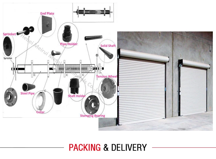 Pipe Holder For Roller Shutter Door Parts