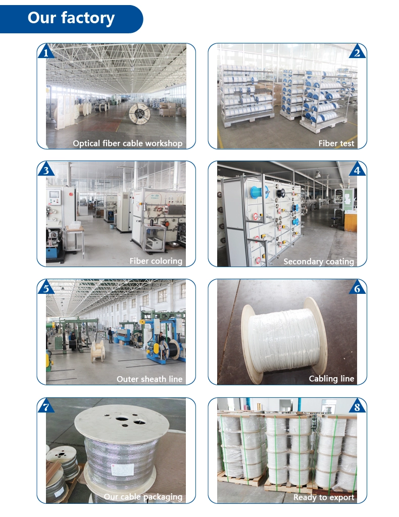 indoor FTTH G657A drop cable optic fiber cable GJXFH