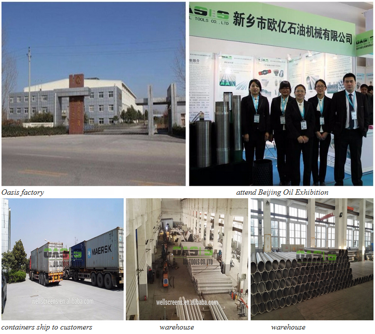 Stainless Steel AISI 304 304L Perforated Well Casing Pipe for Oil Well Drilling Factory