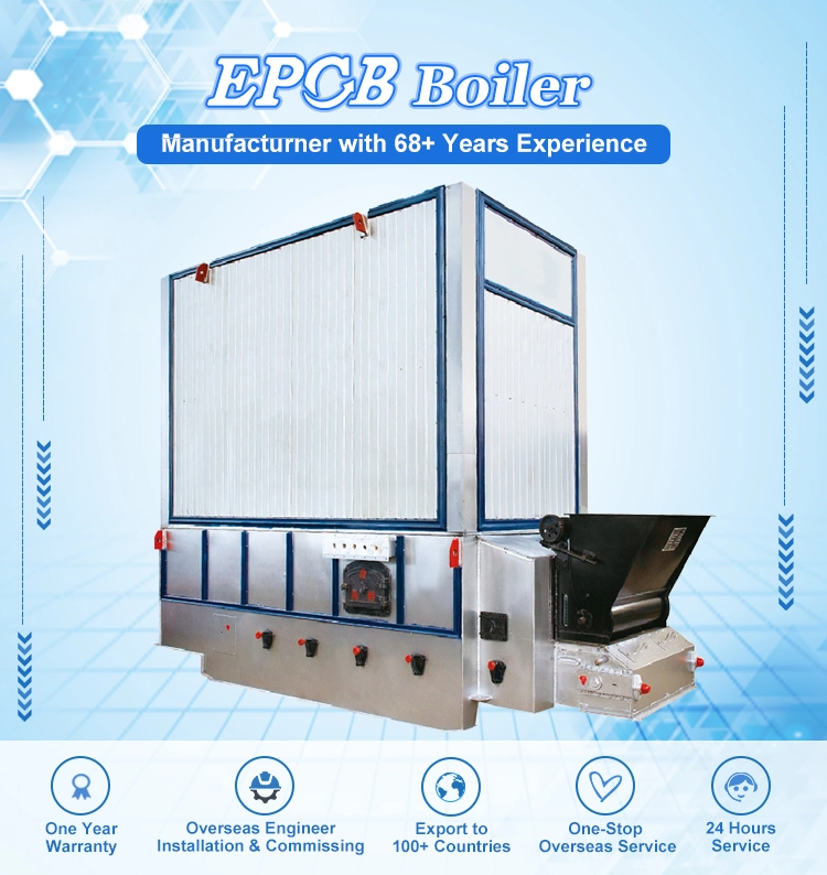 Chinese Thermal Oil Boiler 5 Ton Biomass Boiler For Food Plant