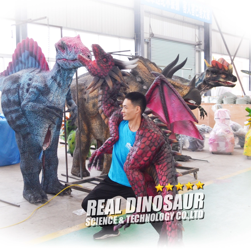 Animatronic Dragon Props Realistic Dragon Shoulder Puppet