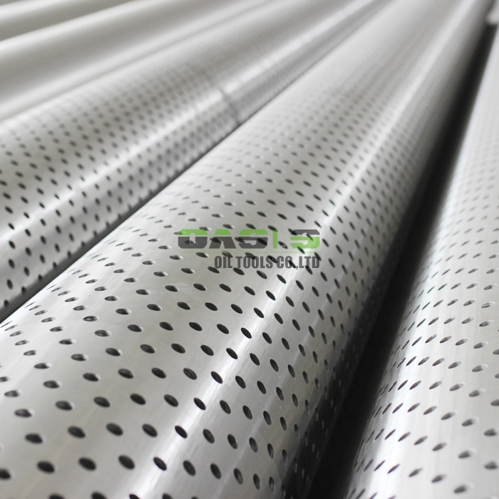 Stainless Steel AISI 304 304L Perforated Well Casing Pipe for Oil Well Drilling Factory