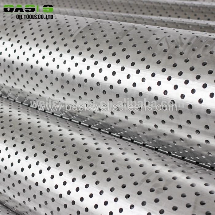 Stainless Steel AISI 304 304L Perforated Well Casing Pipe for Oil Well Drilling Factory
