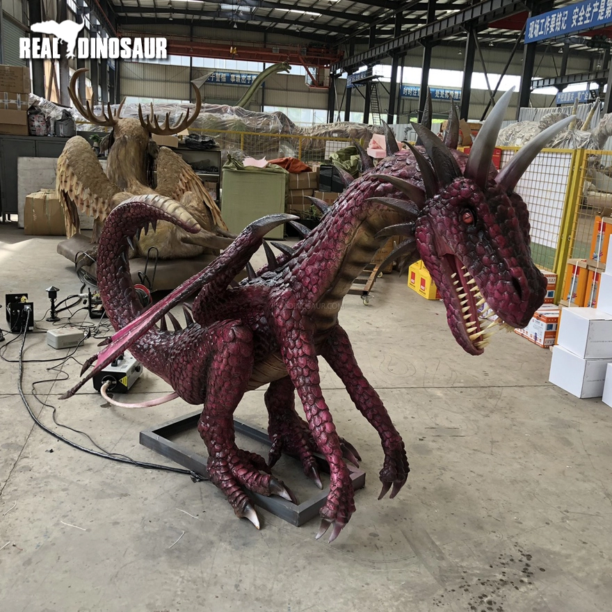 Simulation Mechanical Model Animatronic Western Dragon for Hot Sale