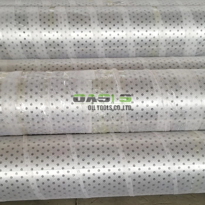 Stainless Steel AISI 304 304L Perforated Well Casing Pipe for Oil Well Drilling Factory