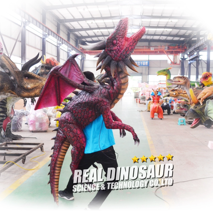 Animatronic Dragon Props Realistic Dragon Shoulder Puppet