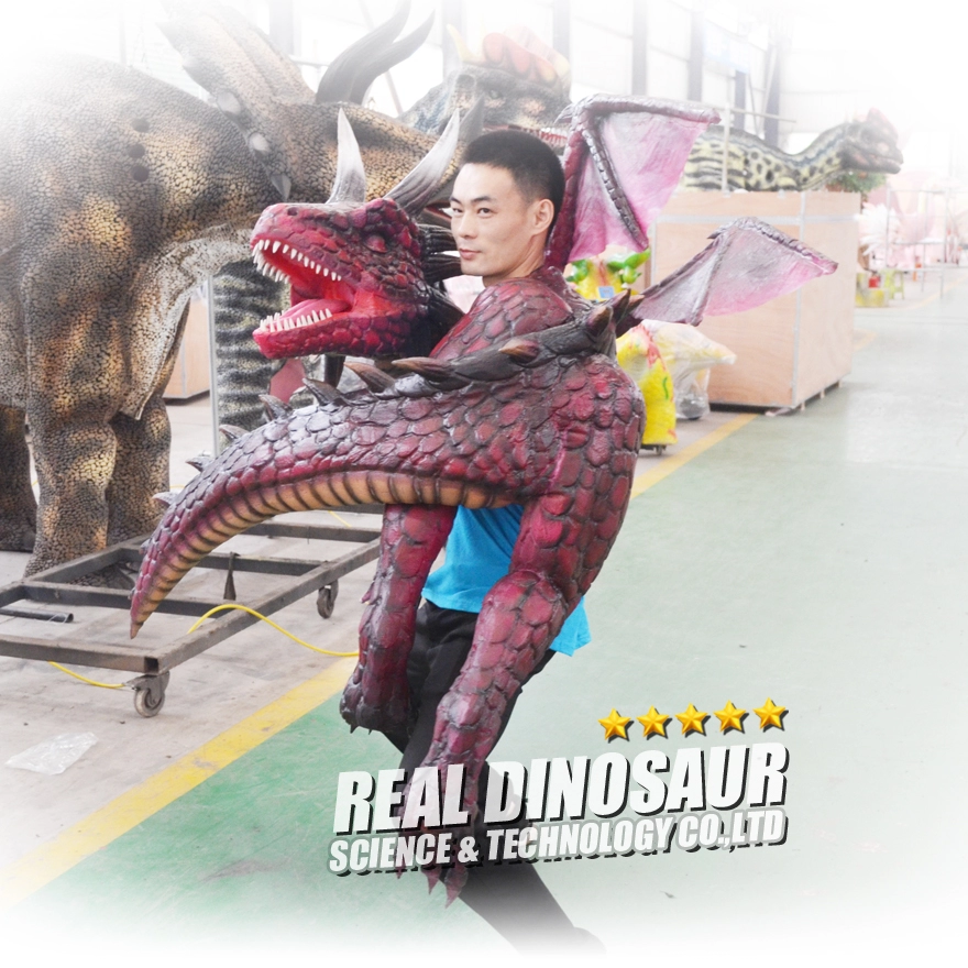 Animatronic Dragon Props Realistic Dragon Shoulder Puppet