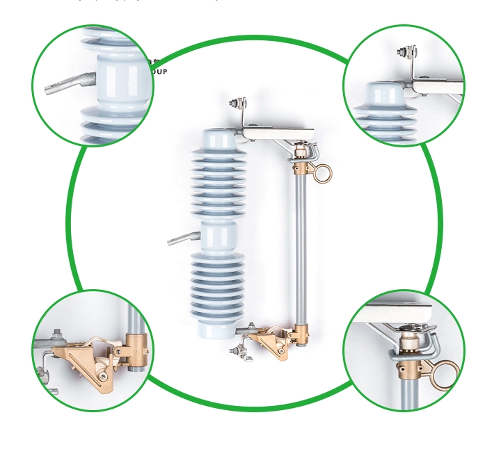 L&amp;R 36kV Porcelain polymer Drop-out fuse cutout