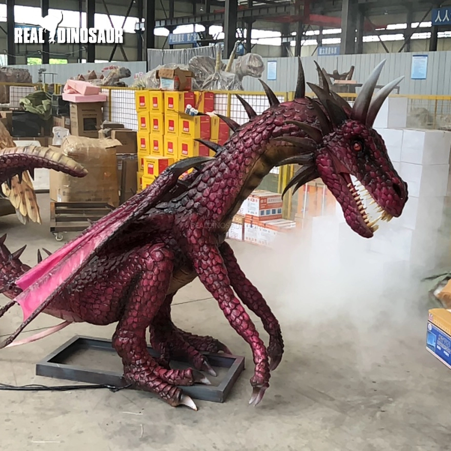 Simulation Mechanical Model Animatronic Western Dragon for Hot Sale