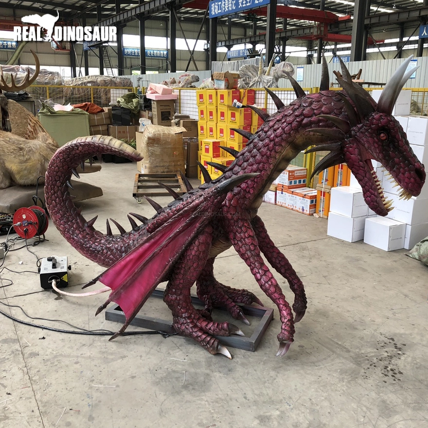 Simulation Mechanical Model Animatronic Western Dragon for Hot Sale