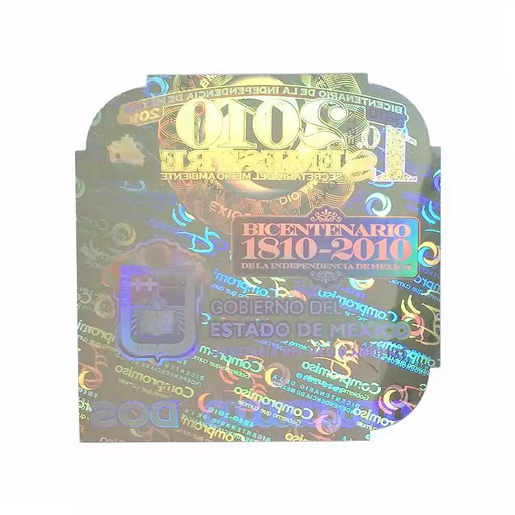 Holographic laser anti-counterfeit sticker