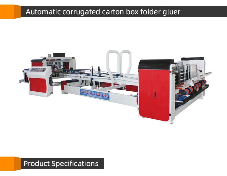 automatic carton box making machine folder gluer for fruits