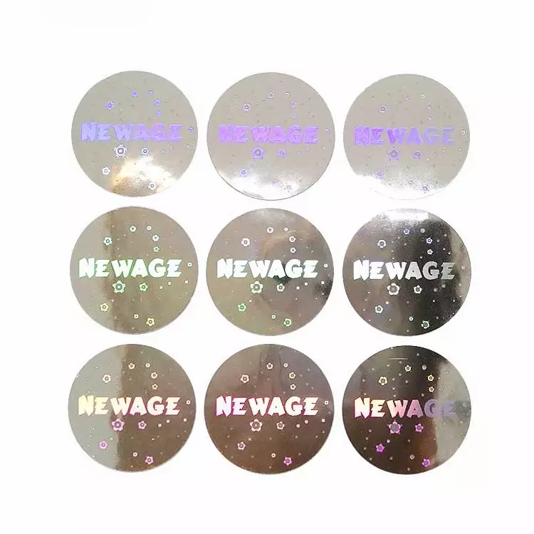 Holographic laser anti-counterfeit sticker