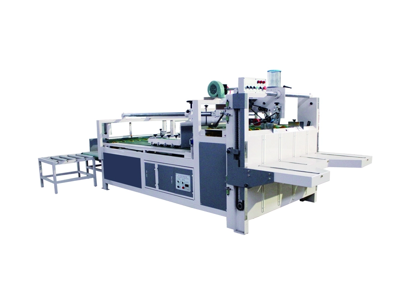 semi-automatic carton box making machine folder gluer price