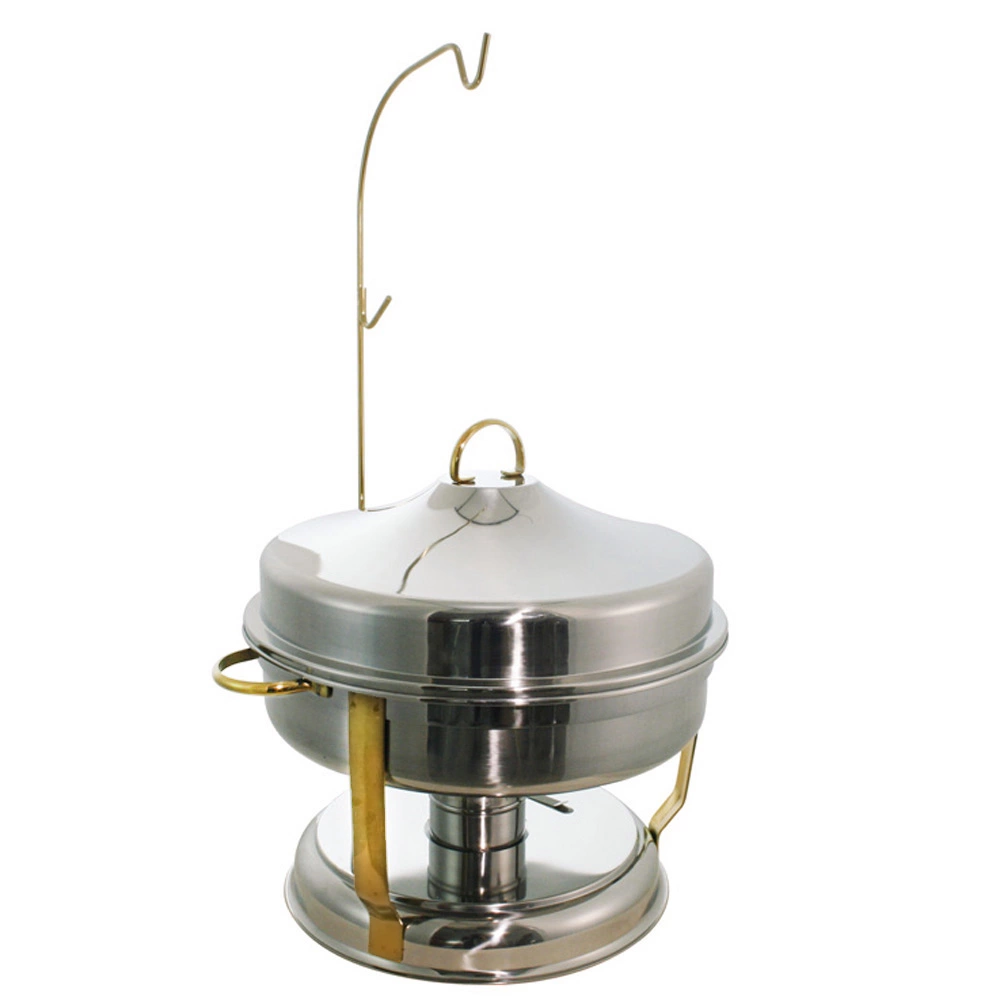 Economy Stainless Steel Commercial Serving Hanging Heating Restaurant Hotel Supplies Buffet Chafing Dishes Golden