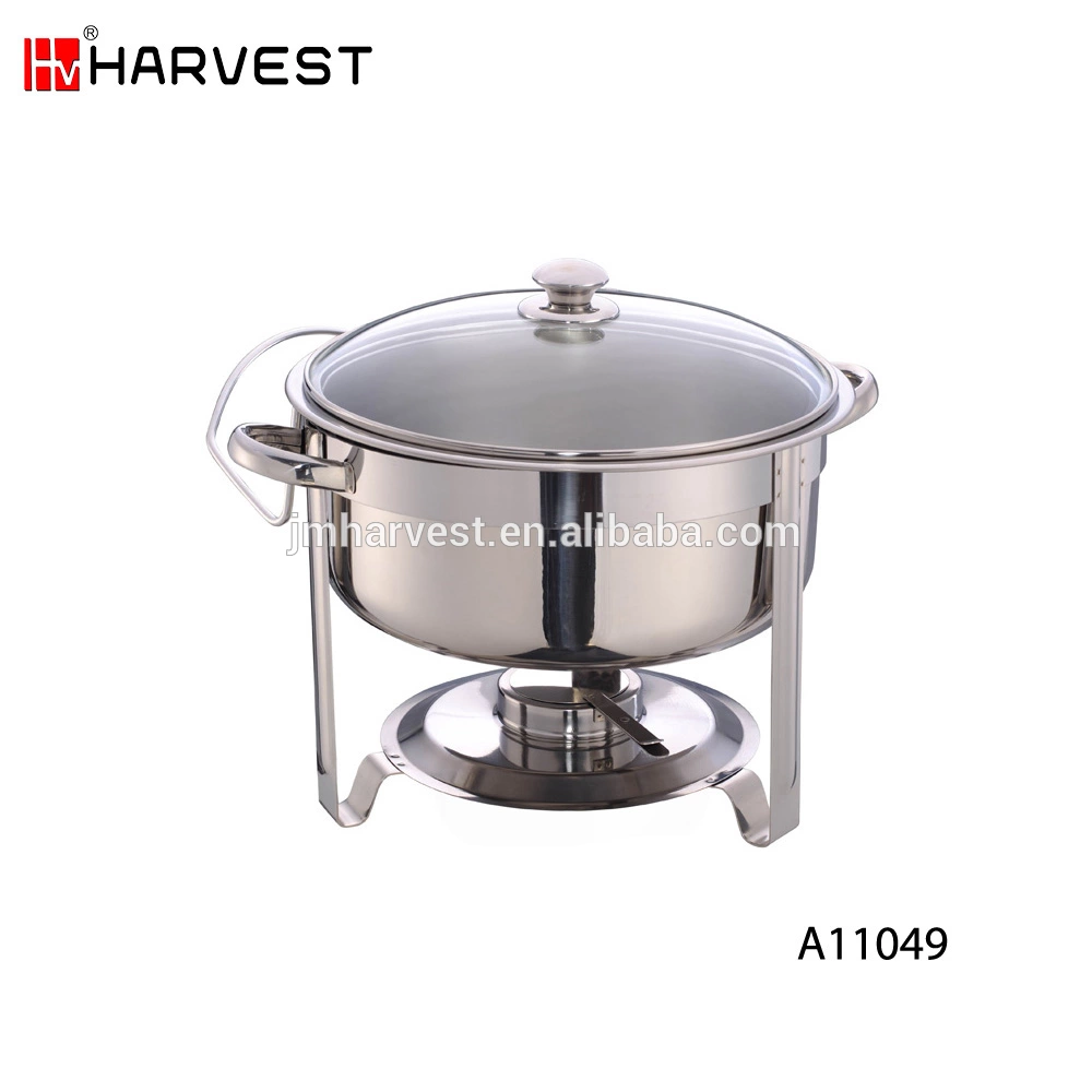 7.5L glass top chafing dish buffet equipment glass lid Chafing Dish