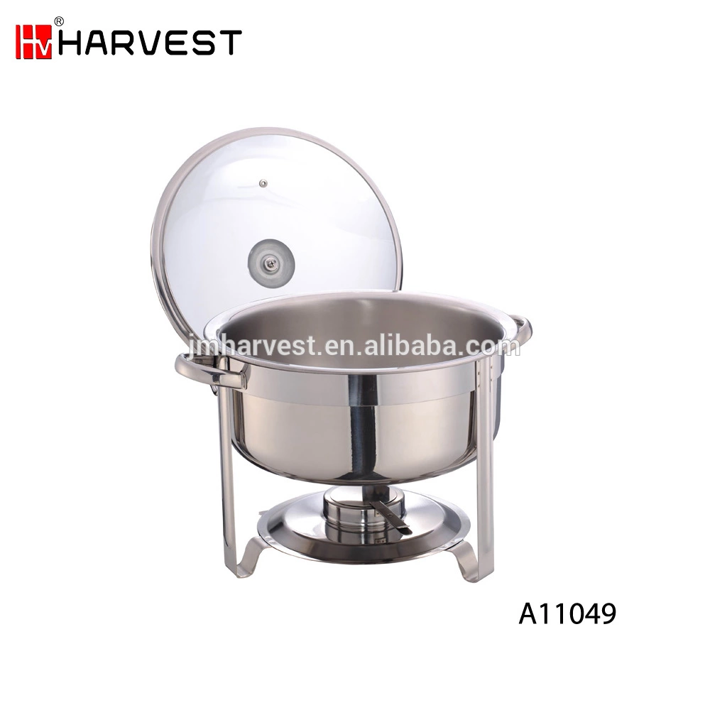 7.5L glass top chafing dish buffet equipment glass lid Chafing Dish