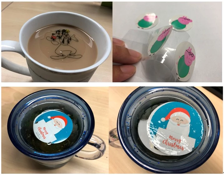 a new transparent edible film with color image printed for cookies topper better than icing sheet