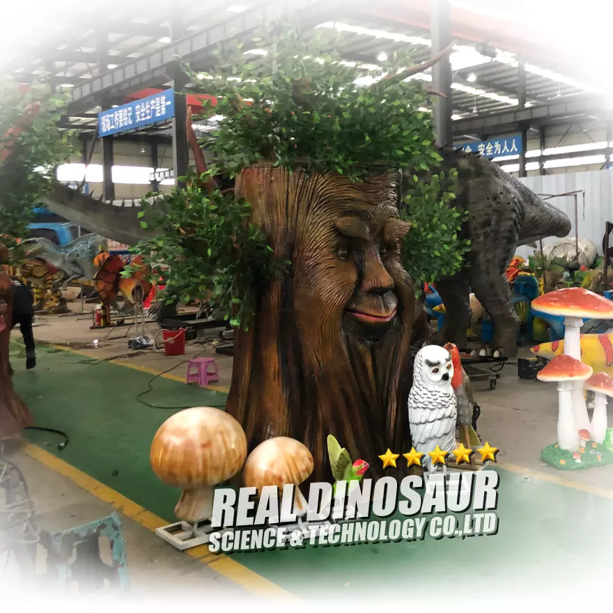 Customized Artificial Park Gate Amusement Center Talking Tree