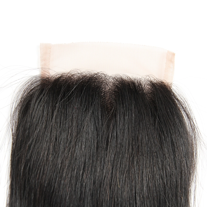 6A cheap wholesale brazilian human hair 4*4 lace closure