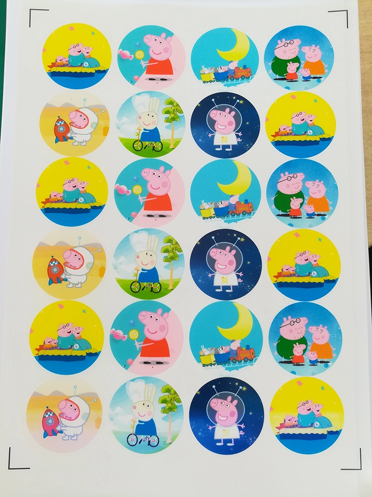 transparent color edible paper