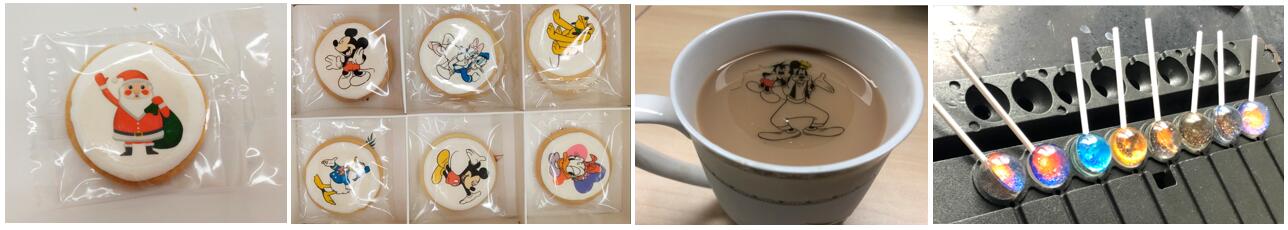 a new transparent edible film with color image printed for cookies topper better than icing sheet