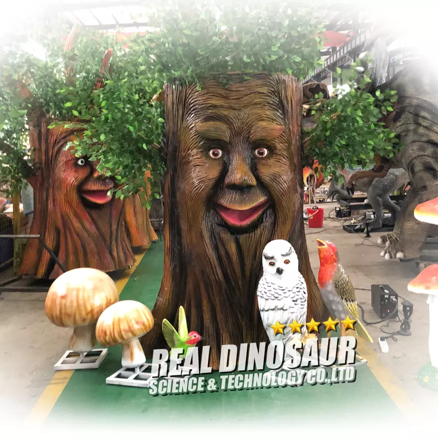 Customized Artificial Park Gate Amusement Center Talking Tree