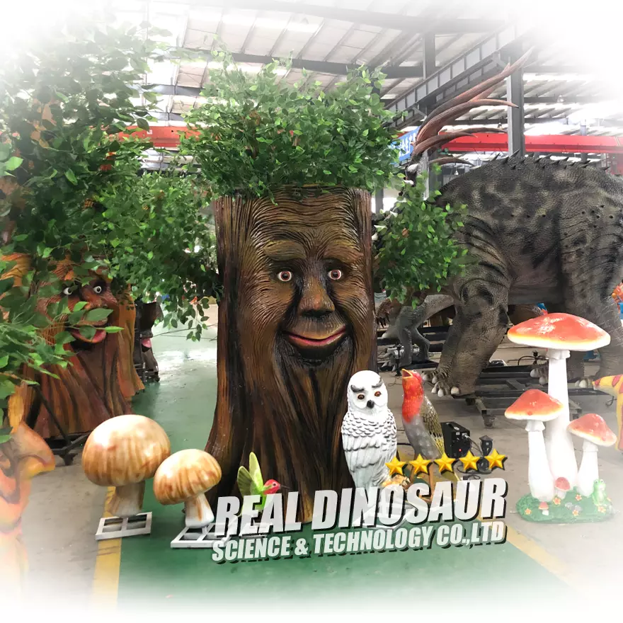 Customized Artificial Park Gate Amusement Center Talking Tree