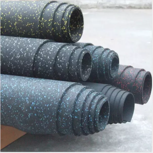 CATY high quality 15 colours indoor gym rubber roll flooring