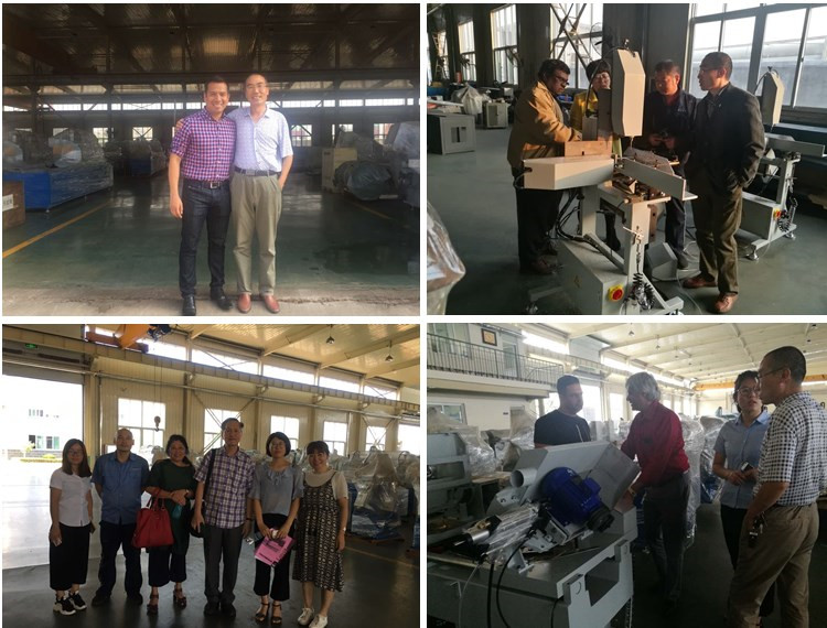 client visiting us window door machine.jpg