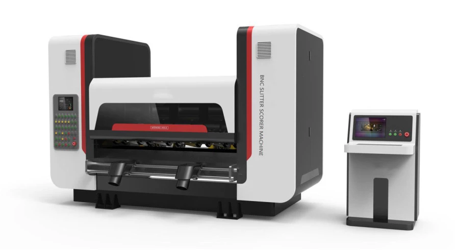 China professional servo type computer thin blade slitter scorer slitting creasing machine zero pressure