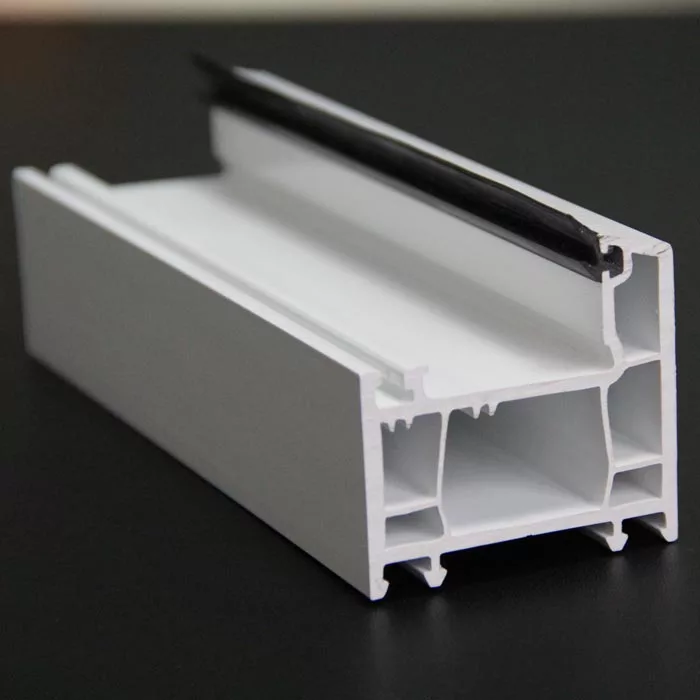 80 series  upvc plastic extrusion profiles sliding window frame with high quality