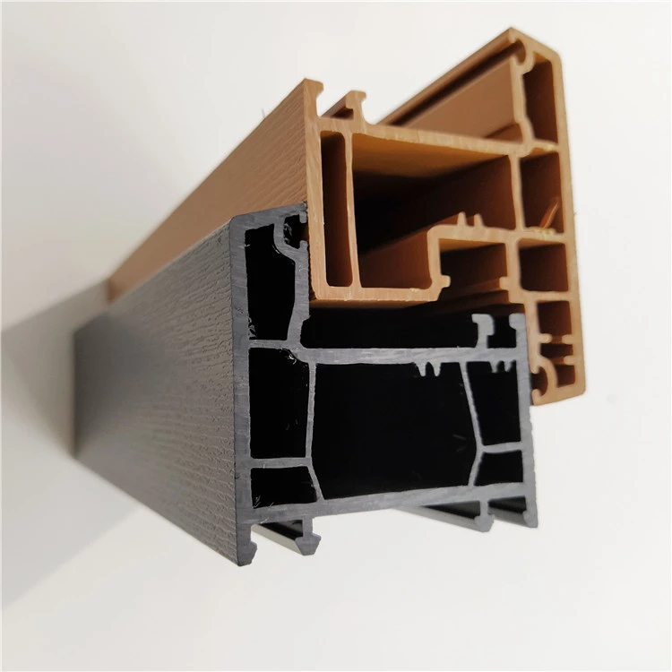 80 series  upvc plastic extrusion profiles sliding window frame with high quality