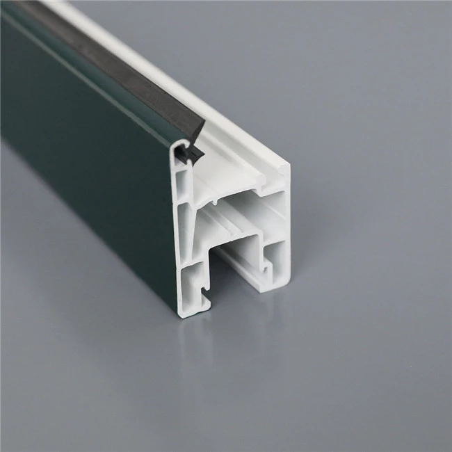 80 series  upvc plastic extrusion profiles sliding window frame with high quality