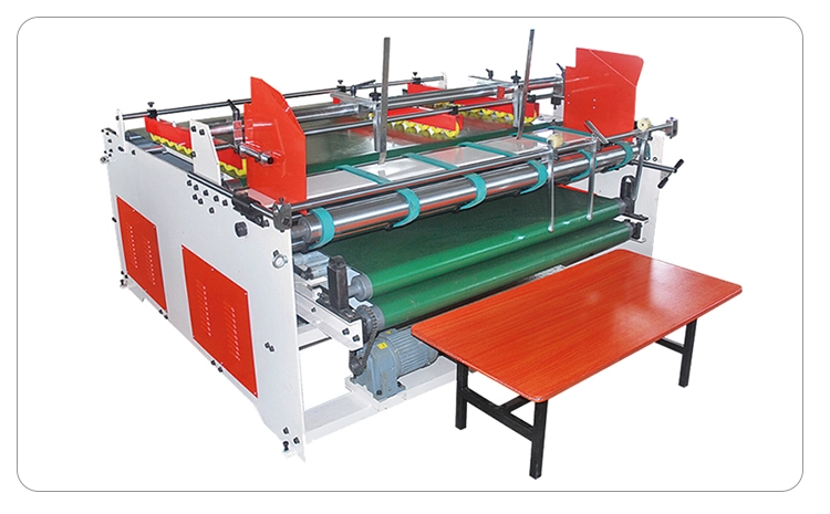 semi automatic press type carton folder gluer machine