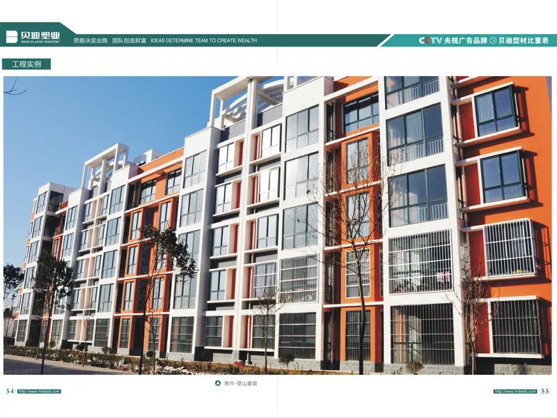 China pvc/upvc window and door from henan beidi