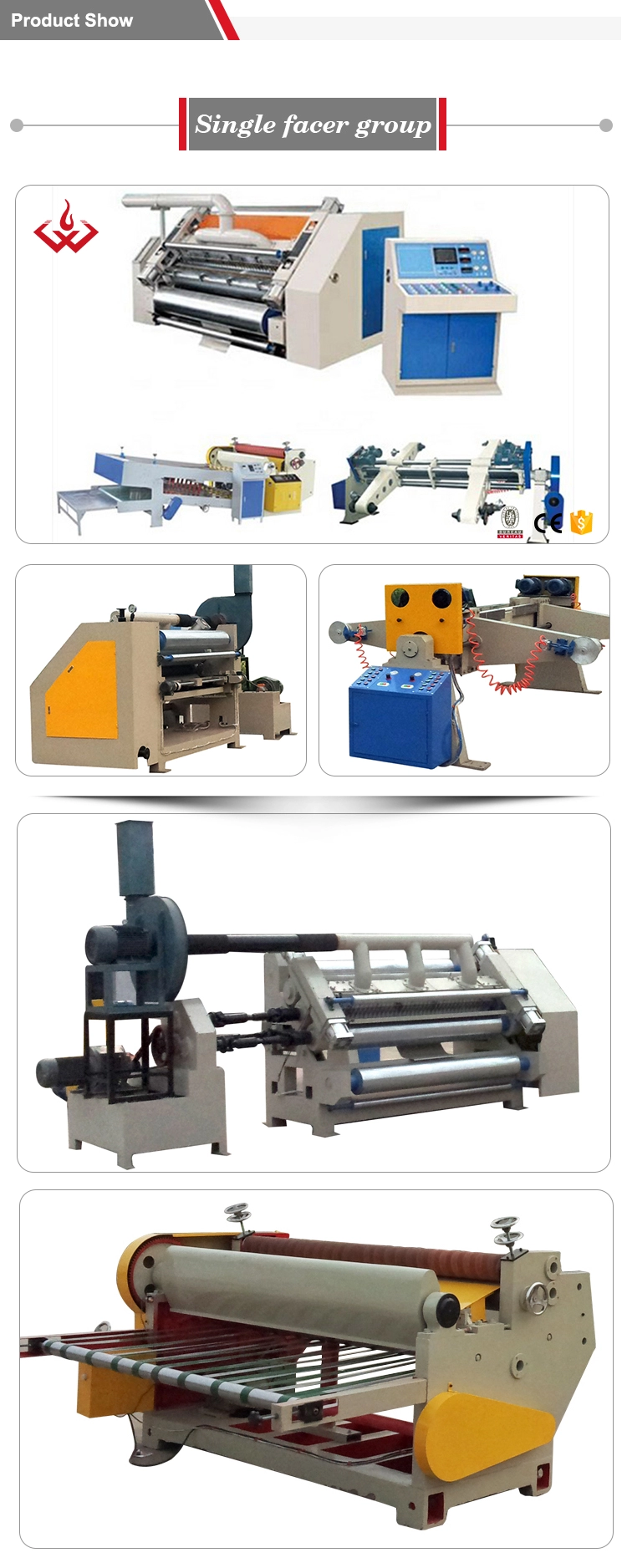 DW-L Single facer corrugation line