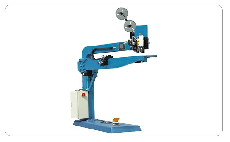 Manual servo driven single piece stitching machine