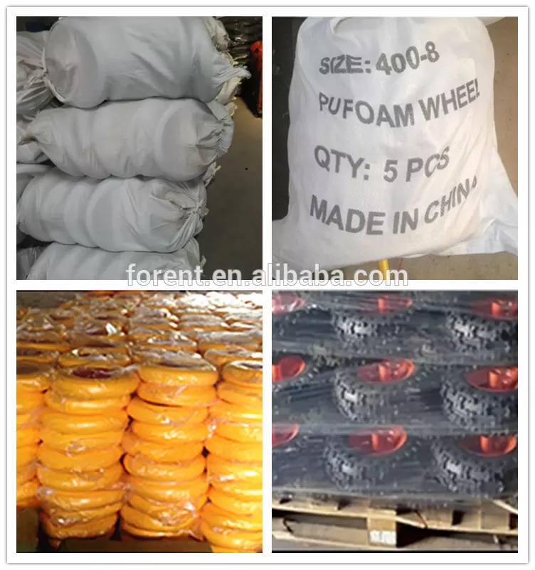 Solid polyurethane foam puncture PU wheel