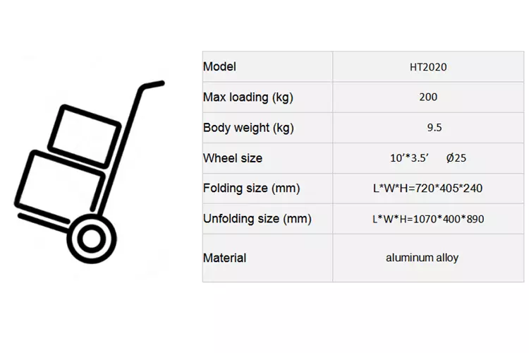aluminum folding platform convertible hand truck